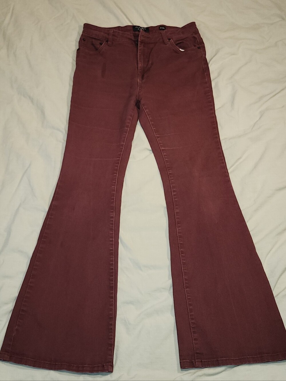 Lucky Brand Flare Red Jeans